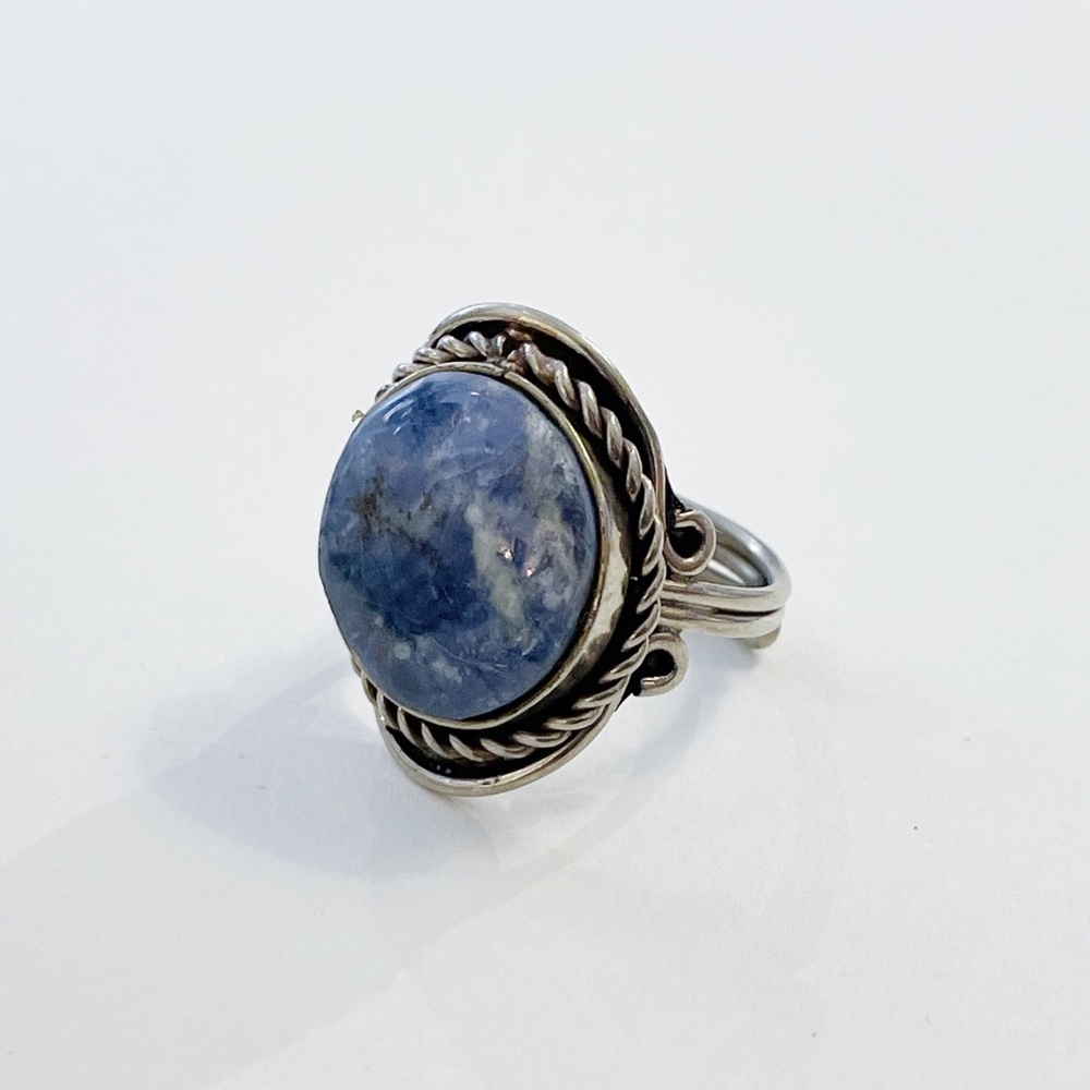 Lapis Adjustable Ring - image 2